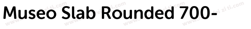 Museo Slab Rounded 700字体转换